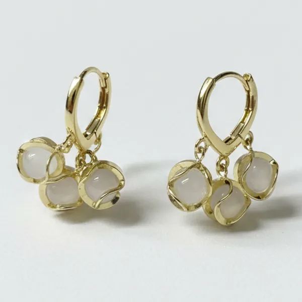 Gold_Pear_Grape_Drops_Earrings_For_Women